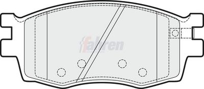 Fahren Brake Pad Set, disc brake FBP3207