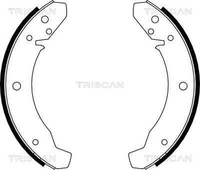 Комплект тормозных колодок TRISCAN 8100 29105 для VW KARMANN