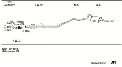 SISTEM DE ESAPAMENT WALKER BWK058295A
