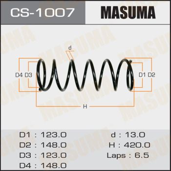 MASUMA CS-1007 Пружина подвески  для TOYOTA NADIA (Тойота Надиа)