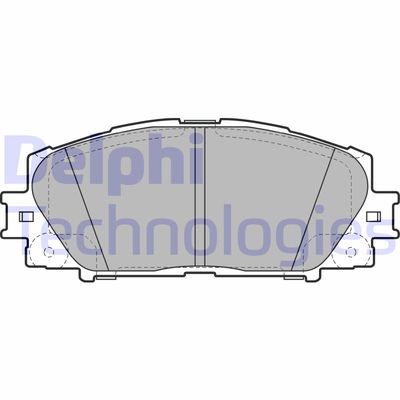 Комплект тормозных колодок, дисковый тормоз DELPHI LP2006 для GREAT WALL C30