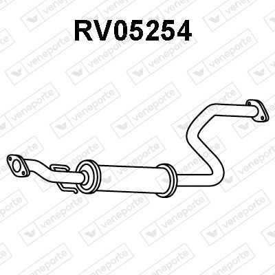Предглушитель выхлопных газов VENEPORTE RV05254 для ROVER 45