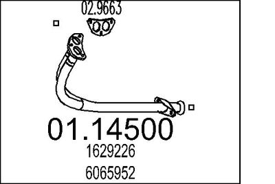 RACORD EVACUARE MTS 0114500