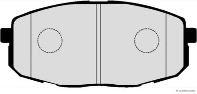 BREMSBELAGSATZ SCHEIBENBREMSE Herth+Buss Jakoparts J3600330 1