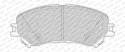 SET PLACUTE FRANA FRANA DISC FERODO FDB4869 1