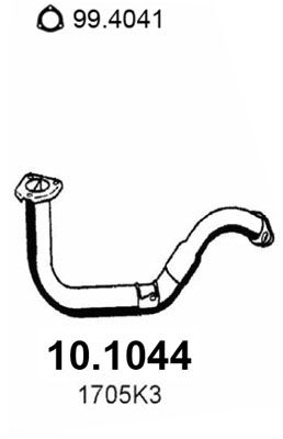 Rura wydechowa ASSO 10.1044