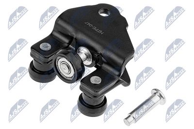 Ritinėlio kreiptuvas, atstumiamos durys