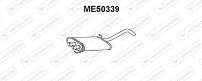 Предглушитель выхлопных газов VENEPORTE ME50339 для MERCEDES-BENZ M-CLASS