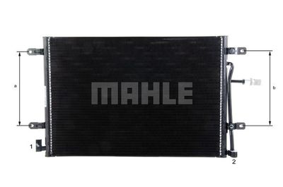 MAHLE AC 812 000P Радиатор кондиционера  для SEAT EXEO (Сеат Еxео)