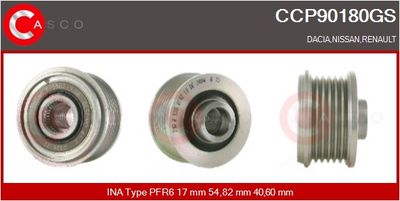 FULIE ALTERNATOR CASCO CCP90180GS