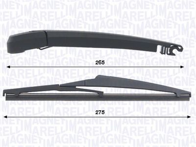 к-кт рамена за чистачки, стъклопочистване MAGNETI MARELLI 000723180439