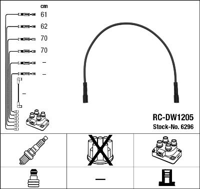 Ignition Cable Kit 6296