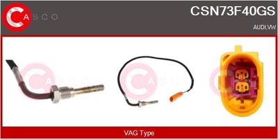 SENZOR TEMPERATURA GAZE EVACUARE