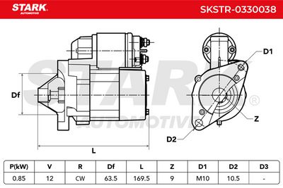 стартер STARK SKSTR-0330038