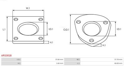 Repair Set, alternator ARS3018