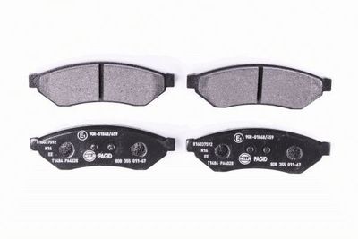 Brake Pad Set, disc brake 8DB 355 011-671