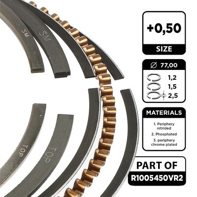 SET SEGMENTI PISTON ET ENGINETEAM R1005450VR2 1