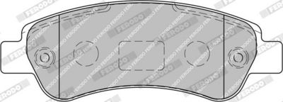 BREMSBELAGSATZ SCHEIBENBREMSE FERODO FVR1927 2