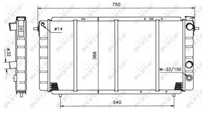 RADIATOR RACIRE MOTOR NRF 507333 4