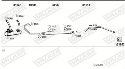 Изпускателна система WALKER CI33002
