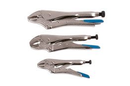 Laser Tools Locking Grip Wrench Set 3pc