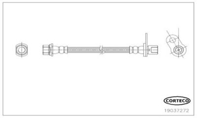 Flexible de frein TOYOTA VERSO (09