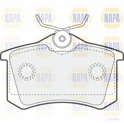 Brake Pad Set NAPA NBP1100