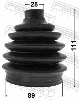 Bellow Kit, drive shaft 1417P-NA