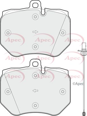 Brake Pad Set APEC PAD1833