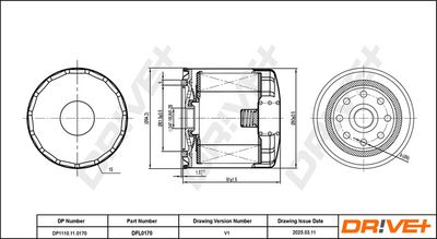 FILTRU ULEI DR!VE+ DP1110110170 0