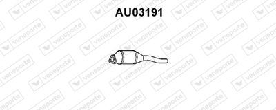 VENEPORTE AU03191 Глушитель выхлопных газов  для AUDI 90 (Ауди 90)