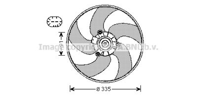 VENTILATOR RADIATOR PRASCO PE7553