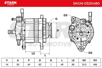 генератор STARK SKGN-0320480