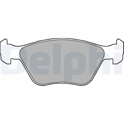 Brake Pad Set, disc brake LP1602