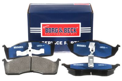 комплект спирачно феродо, дискови спирачки BORG & BECK BBP1465