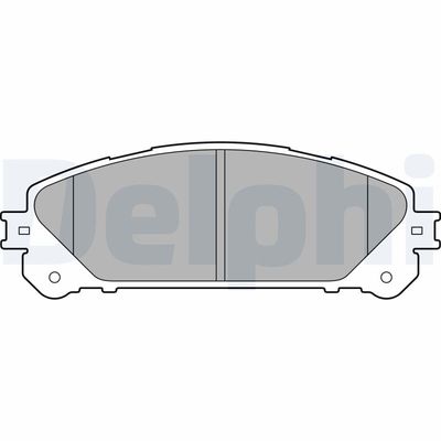 Комплект тормозных колодок, дисковый тормоз LP2201