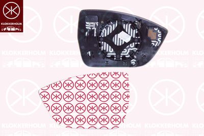 Зеркальное стекло, наружное зеркало KLOKKERHOLM 66331061 для SEAT ATECA