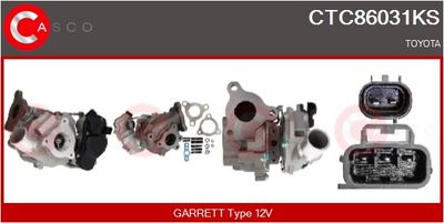COMPRESOR SISTEM DE SUPRAALIMENTARE CASCO CTC86031KS
