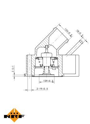 Thermostat, coolant 725102