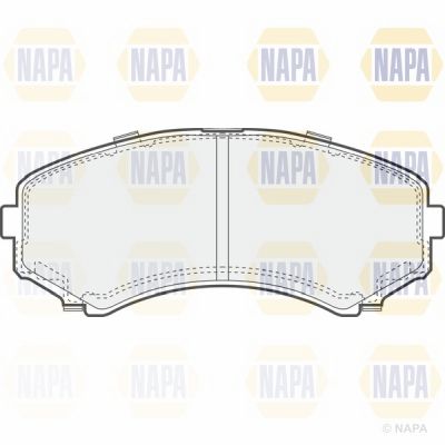 Brake Pad Set NAPA PBP7662