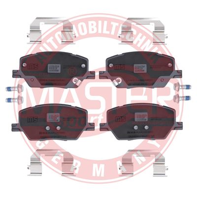 Комплект тормозных колодок, дисковый тормоз MASTER-SPORT GERMANY 13046056622N-SET-MS для JEEP COMPASS