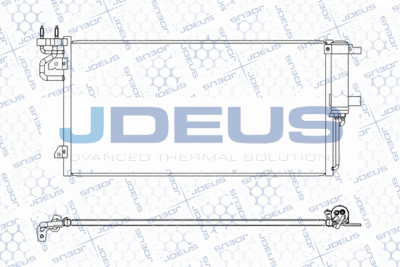 Конденсатор, кондиционер JDEUS M-7120660 для FORD C-MAX