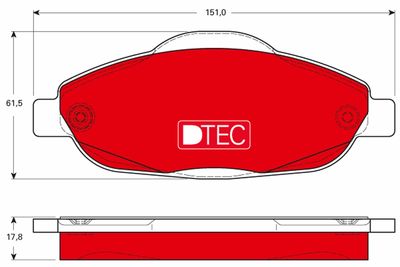 SET PLACUTE FRANA FRANA DISC TRW GDB1761DTE