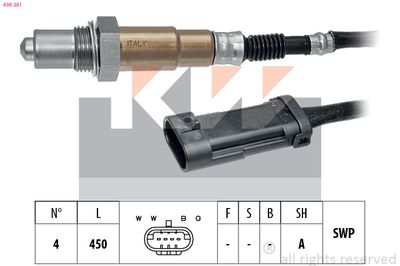 Sonda lambda KW 498 281