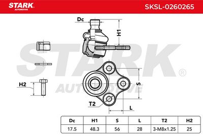 Шарнири STARK SKSL-0260265
