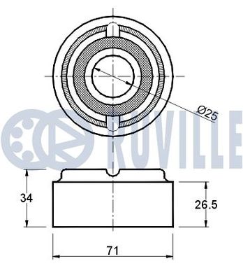 ROLA INTINZATOR CUREA DISTRIBUTIE RUVILLE 540027 1