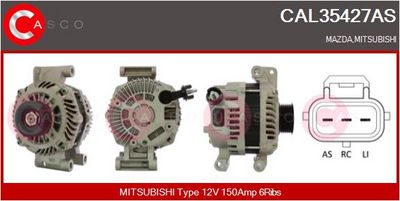 GENERATOR / ALTERNATOR CASCO CAL35427AS