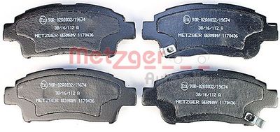 SET PLACUTE FRANA FRANA DISC METZGER AUTOTEILE 1170436 1