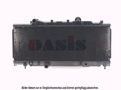 Радиатор, охлаждение двигателя AKS DASIS 080990N для FIAT PUNTO