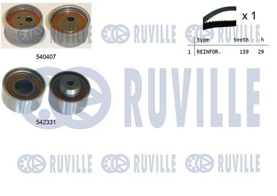Комплект ремня ГРМ RUVILLE 550434 для MITSUBISHI PAJERO